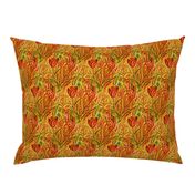 ANTIQUE TULIP FIELD DIAGONAL MARIGOLD