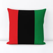 Red, Black, Green Vertical Pan African Flag (Large Repeat)