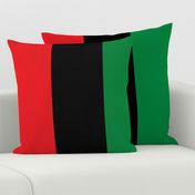 Red, Black, Green Vertical Pan African Flag (Large Repeat)