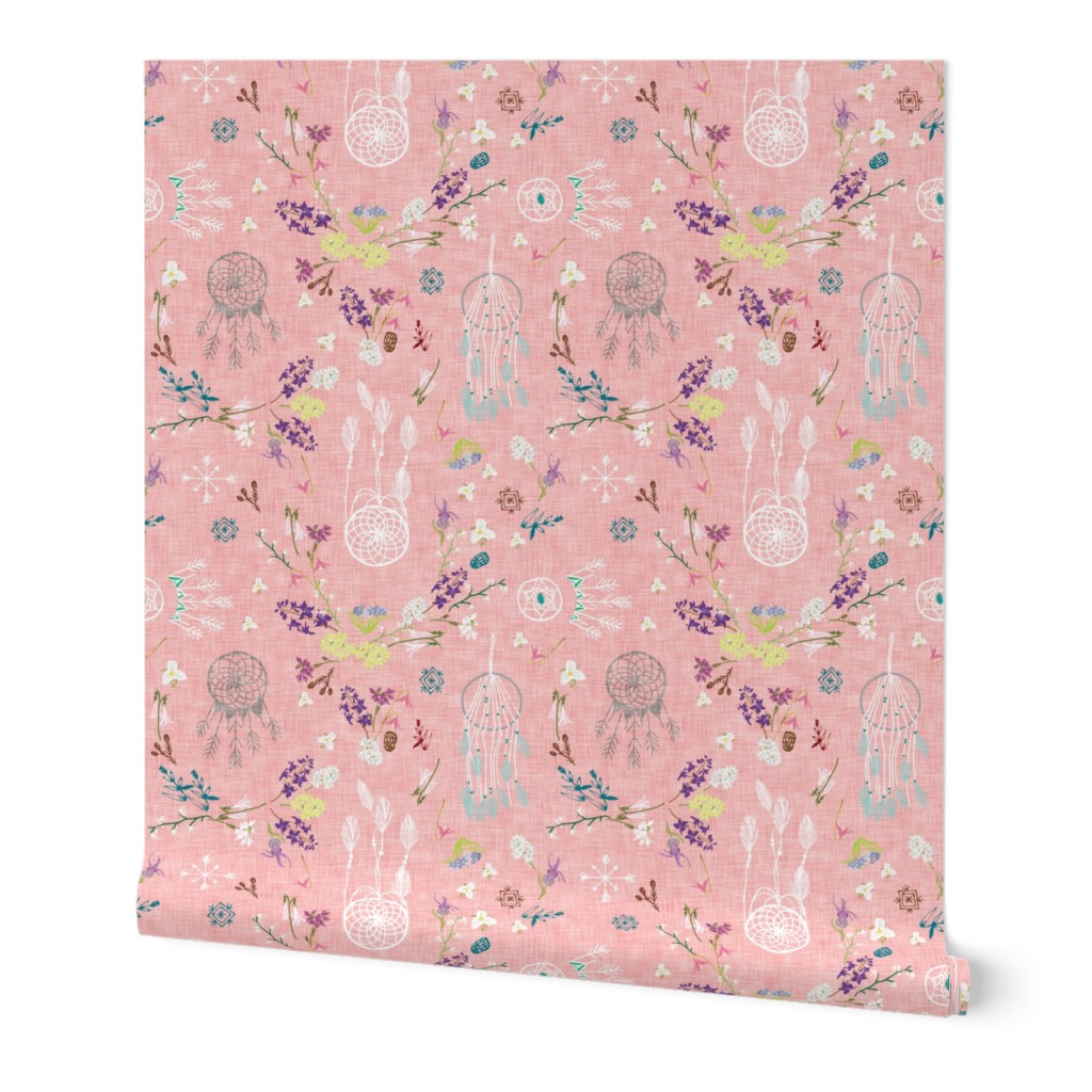 Wildflower dreams (pink linen)