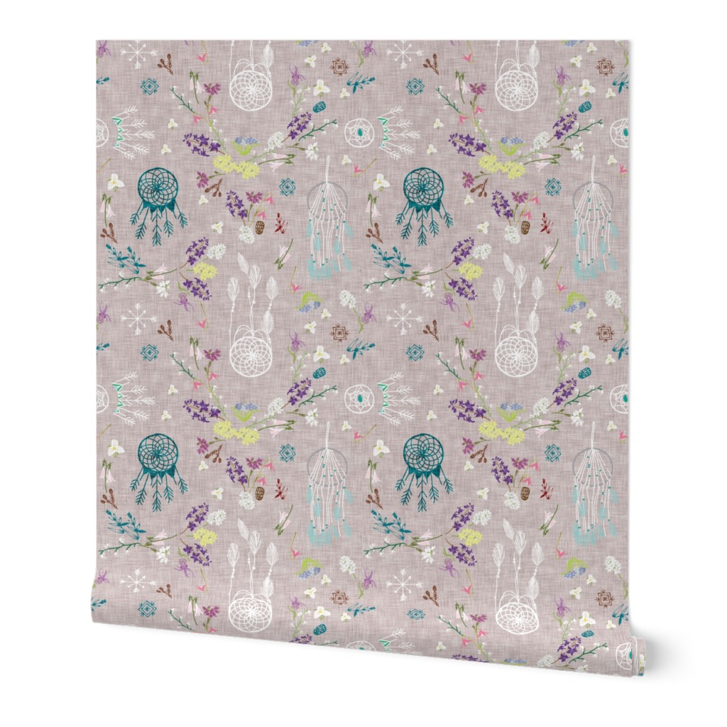 Wildflower dreams (grey linen)