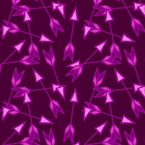 Arrow Scatter in Pink & Purple