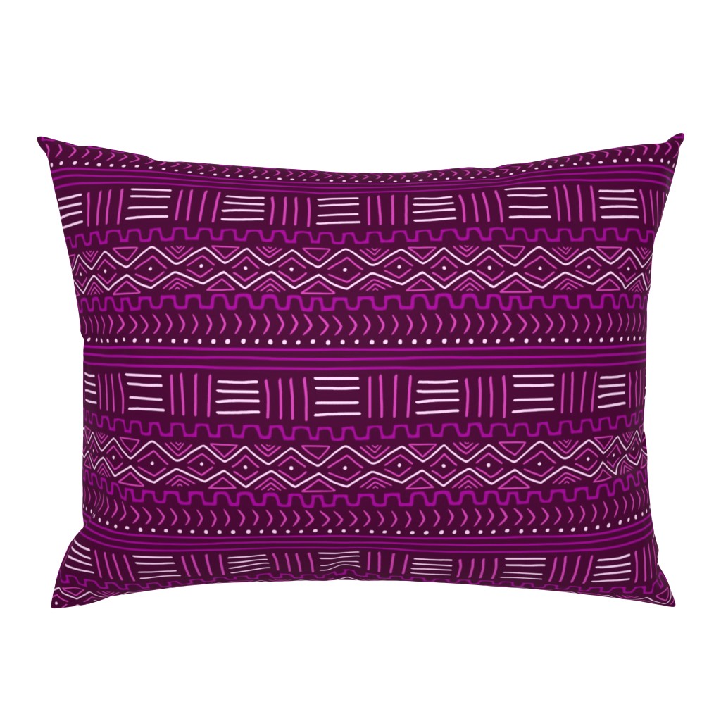 Mudcloth in Purple & Pink