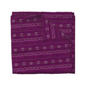 Mudcloth in Purple & Pink