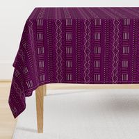 Mudcloth in Purple & Pink