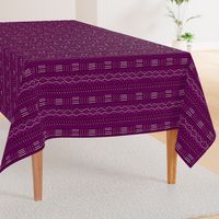 Mudcloth in Purple & Pink