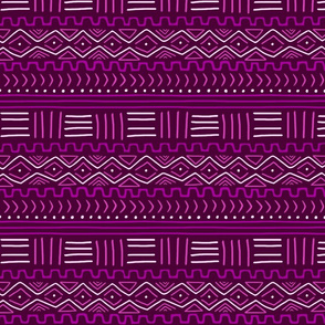 Mudcloth in Purple & Pink