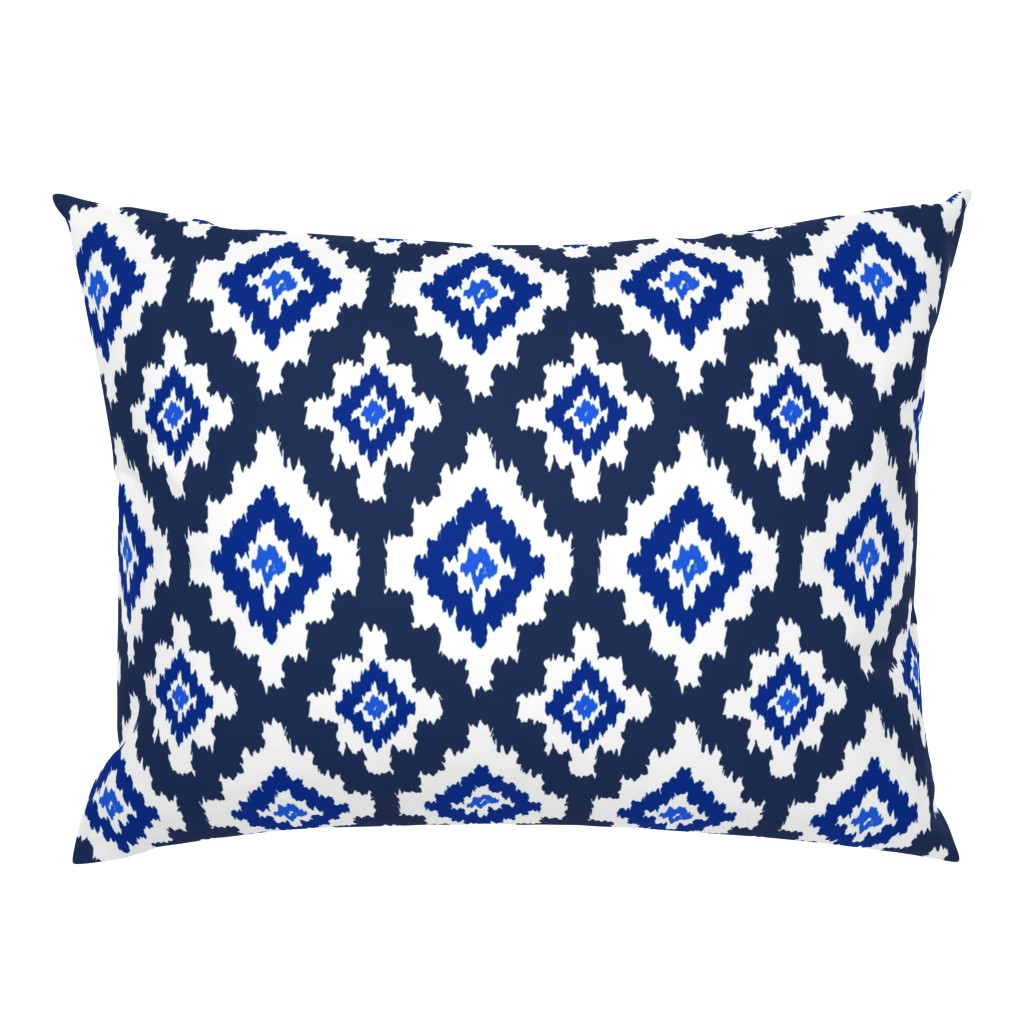 Boho Ikat in Navy