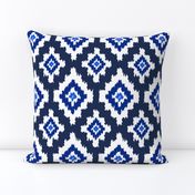 Boho Ikat in Navy