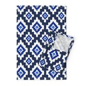 Boho Ikat in Navy