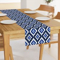 Boho Ikat in Navy