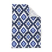 Boho Ikat in Navy