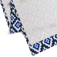 Boho Ikat in Navy