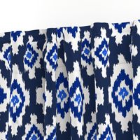 Boho Ikat in Navy