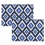 Boho Ikat in Navy