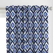 Boho Ikat in Navy