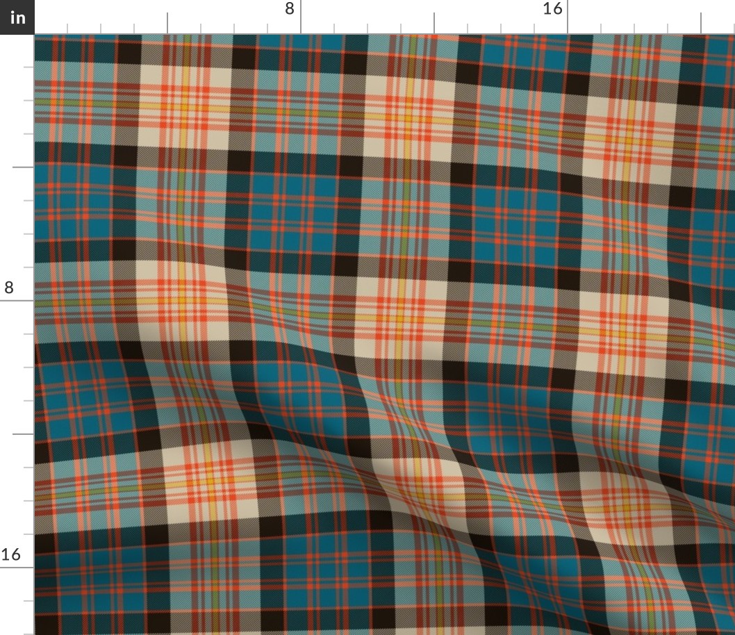 Carnegie tartan #2, 6" ancient colors