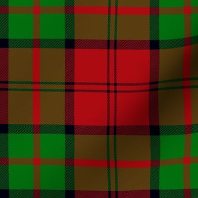 Dunbar tartan, 6" bright, 1842 Vestiarium Scoticum