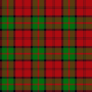 Dunbar tartan, 6" bright, 1842 Vestiarium Scoticum