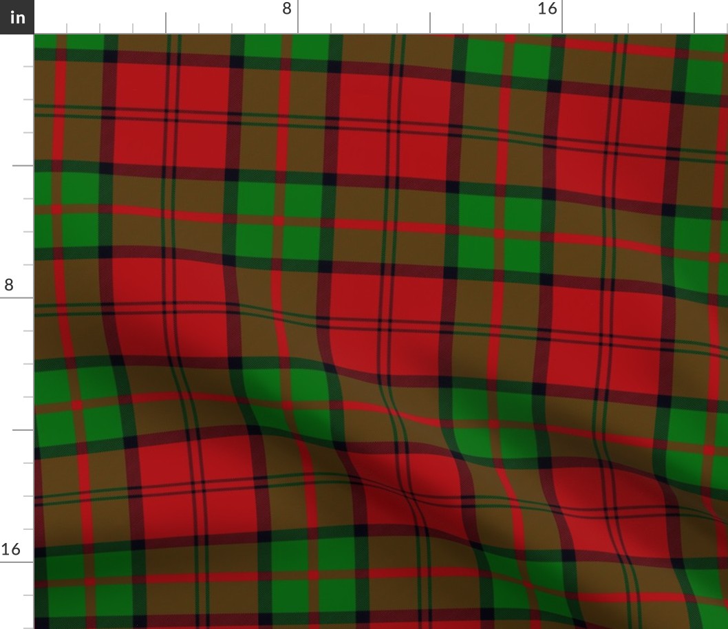 Dunbar tartan, 6" bright, 1842 Vestiarium Scoticum