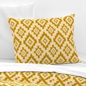 Boho Ikat in Yellow Gold