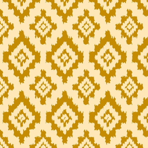 Boho Ikat in Yellow Gold