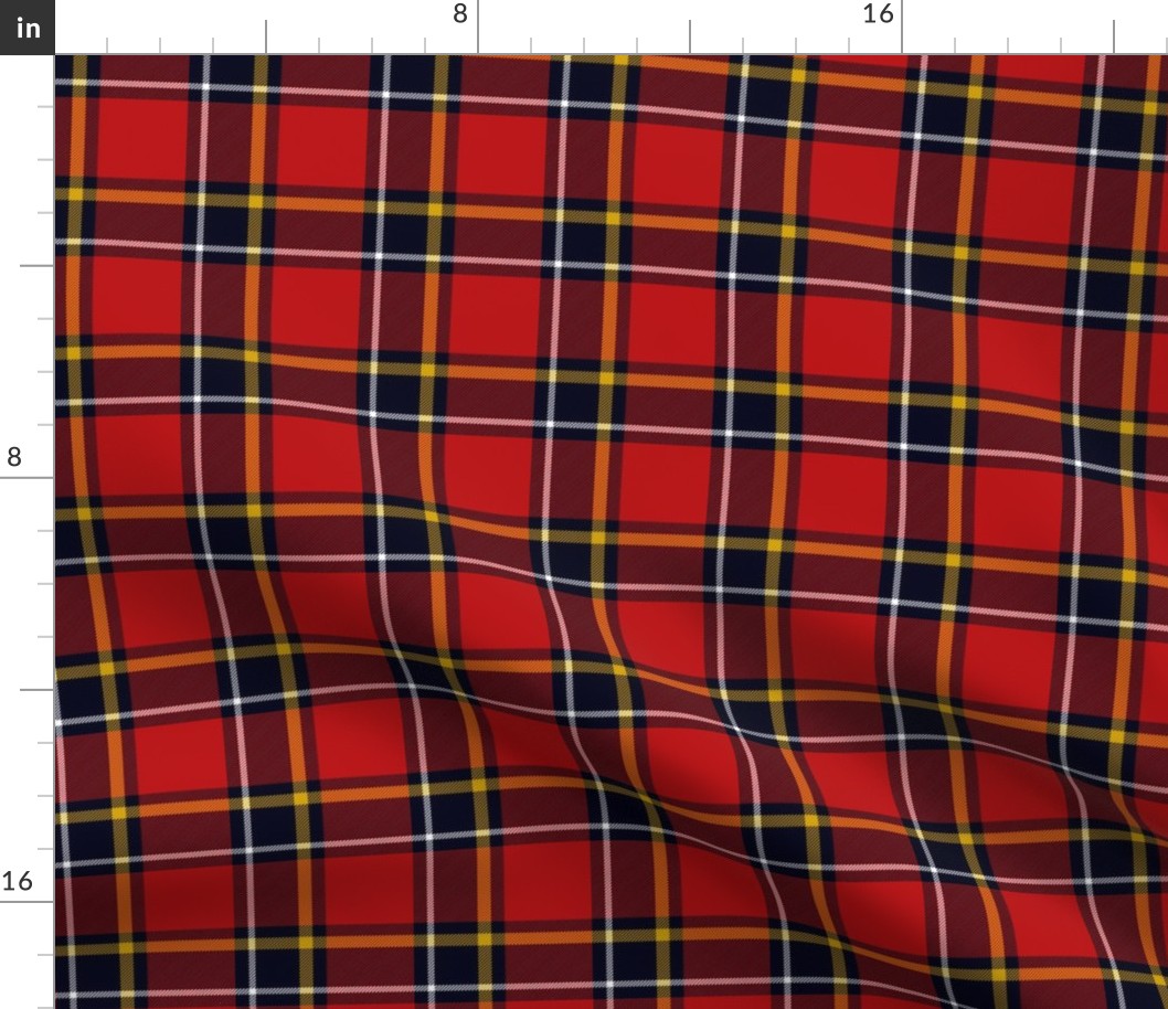 Dunbar district tartan, 3"