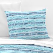 Water Waves Blue Brushstroke Wave Like Stripes