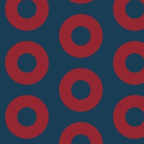 Phish Red Donuts - Small Scale Approx 2.75 inch Circles