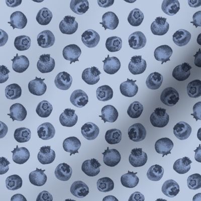  Summer Blueberries Fruit Cute Handdrawn Blue berry Pattern