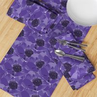 Purple Anemone Flower Design