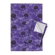 Purple Anemone Flower Design