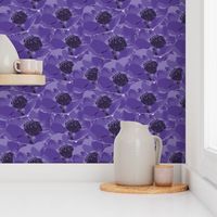 Purple Anemone Flower Design