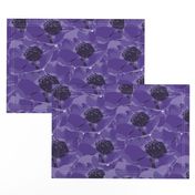 Purple Anemone Flower Design