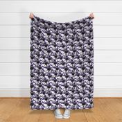 Anemone Multi Purple & Gray  Flower Design