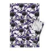 Anemone Multi Purple & Gray  Flower Design