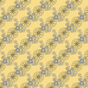 Beautiful bicycle parts - tiny - pear yellow - F7DD8B