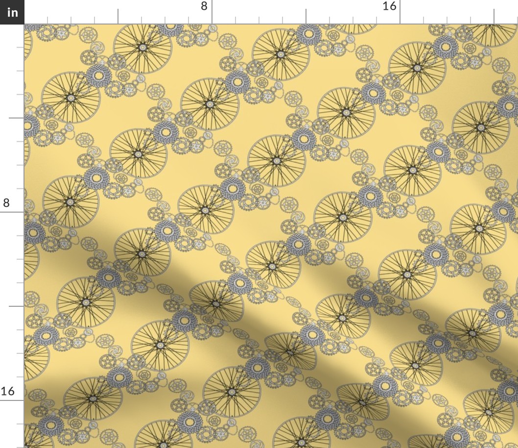 Beautiful bicycle parts - tiny - pear yellow - F7DD8B