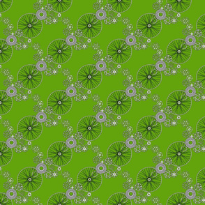 Beautiful bicycle parts - tiny - apple leaf green - 63A40D