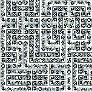 Labyrinth (Blue-Gray)