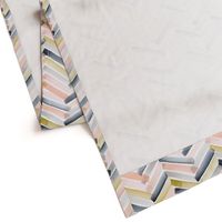 Chevron Blush Navy