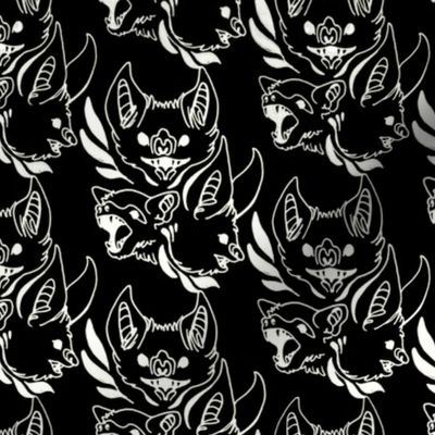 Ornate Bats (Black)