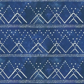 Celestial Mountains Geometric - Medium - Blue