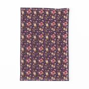 4" Fall Friends Floral - Purple