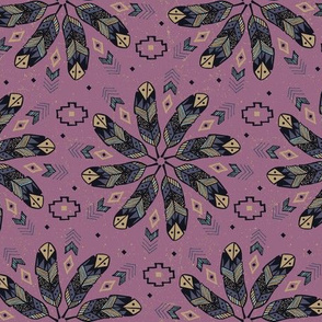 Bohemian Feathers (Mauve)