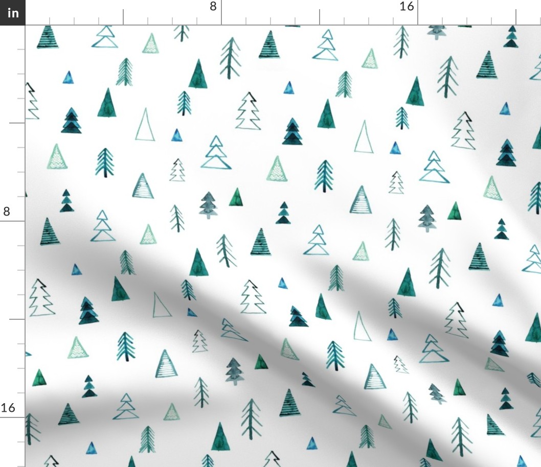 Boho Christmas Trees - Wintergreen Forest