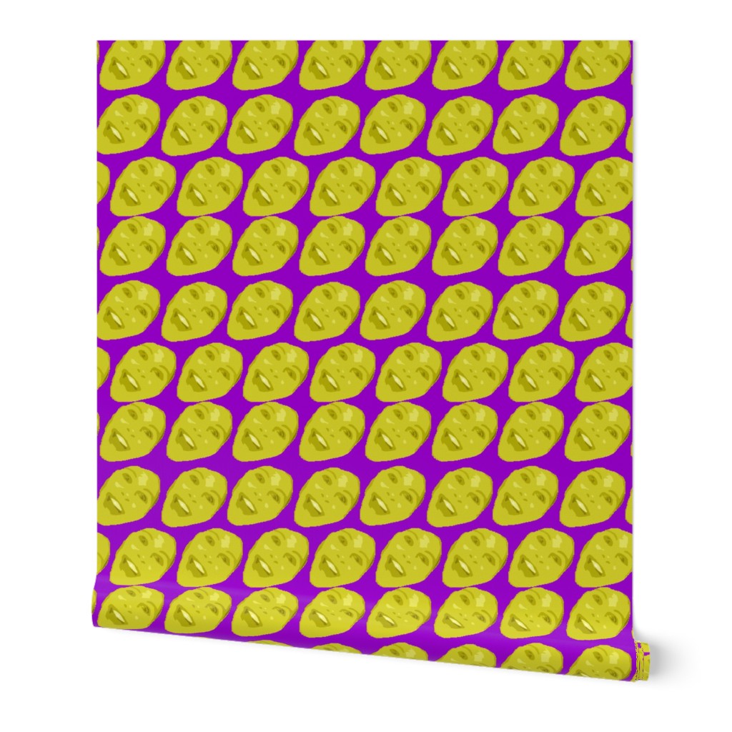 munchmouth pop art purple lemon