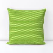 Yellow Dots On Lime Green 