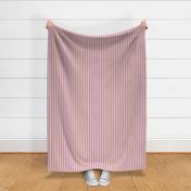 Summer Colours Vertical Stripes  - Narrow Pale Summer Pink Ribbons with Pale Summer Yellow and Summer Mauve