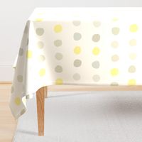 dots- spaced yellow gray